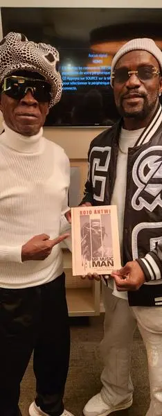 Kojo Antwi presents memoir “The Music Man: The Journey” to Meiway in France