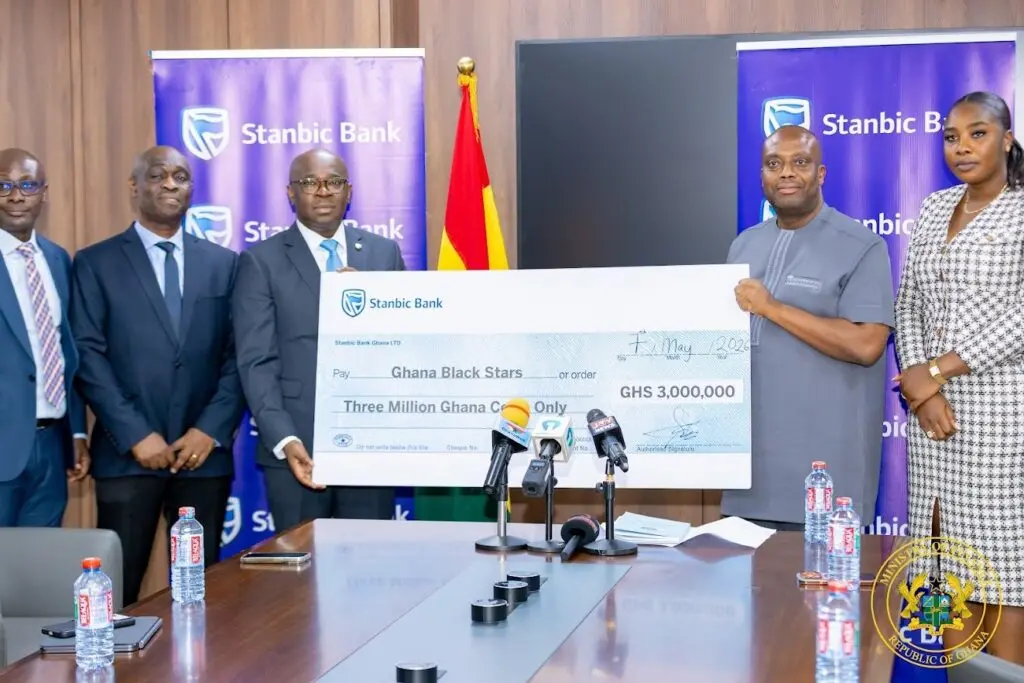 Stanbic Bank donates Gh¢3m to support Black Stars’ 2026 World Cup campaign