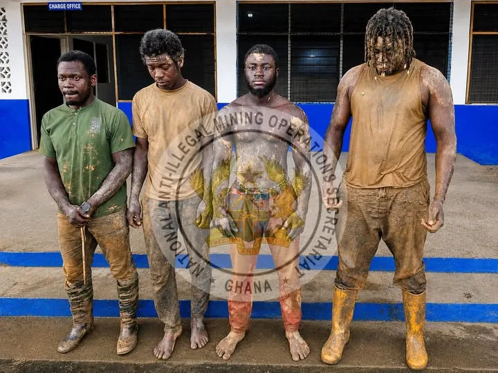 Four arrested in armed clash over illegal mining on River Ankobra