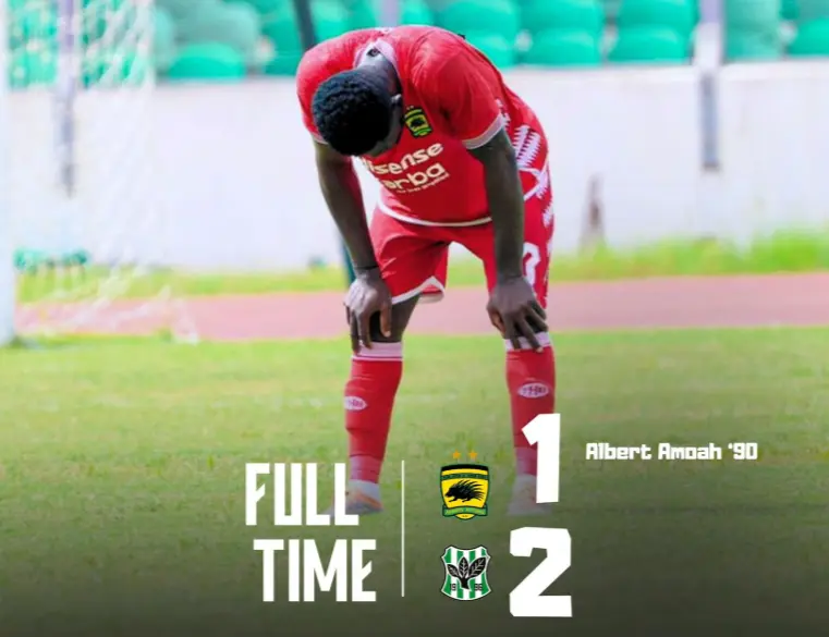 Kotoko’s title chances crashed after a 2-1 loss to Samartex