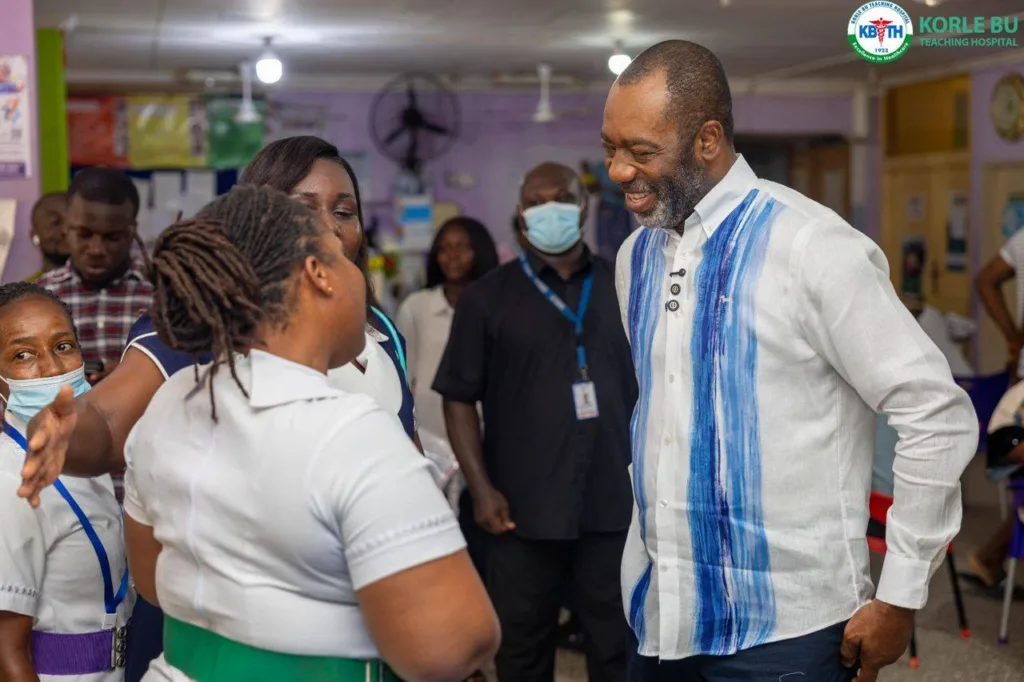 NAPO marks birthday with donation to Korle Bu’s Child Health Department