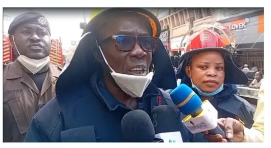 Traders count losses as fire guts shops at Adum