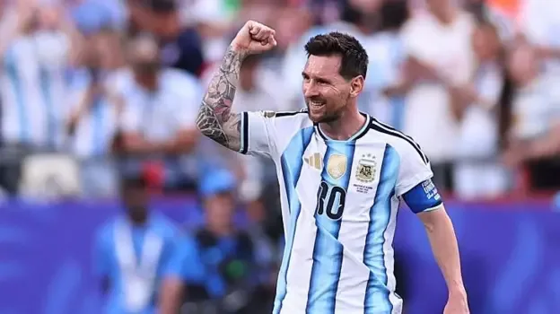 Messi equals World Cup goals record with hat-trick in Argentina win