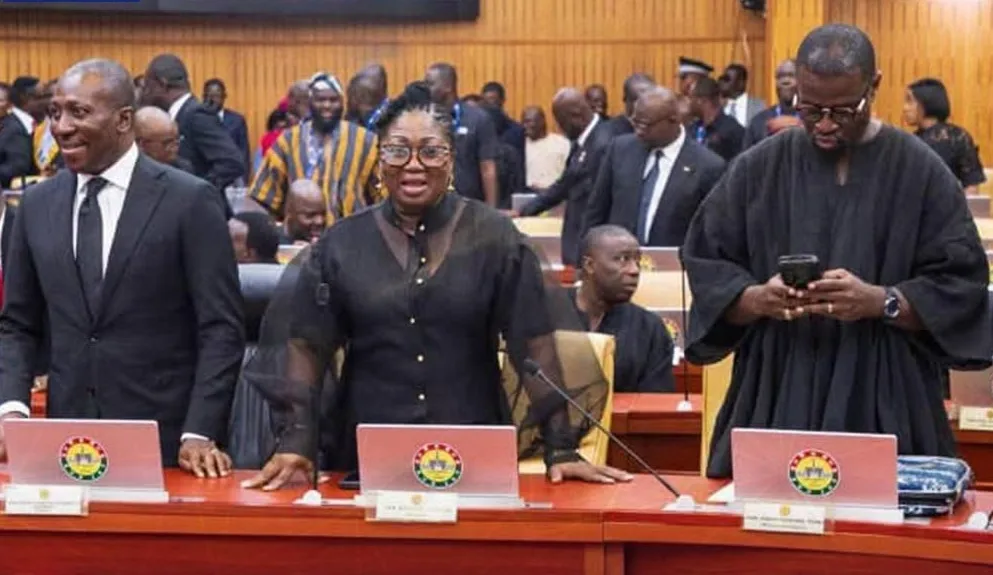 Minority MPs wear black in Parliament to protest Wontumi’s 20-year jail sentence