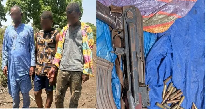 Police crack Bolga robbery gang, retrieve AK47 and 87 rounds of ammunition