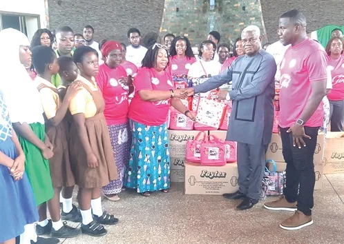 FHUMSA supports 650 female students with 3-month pad supply