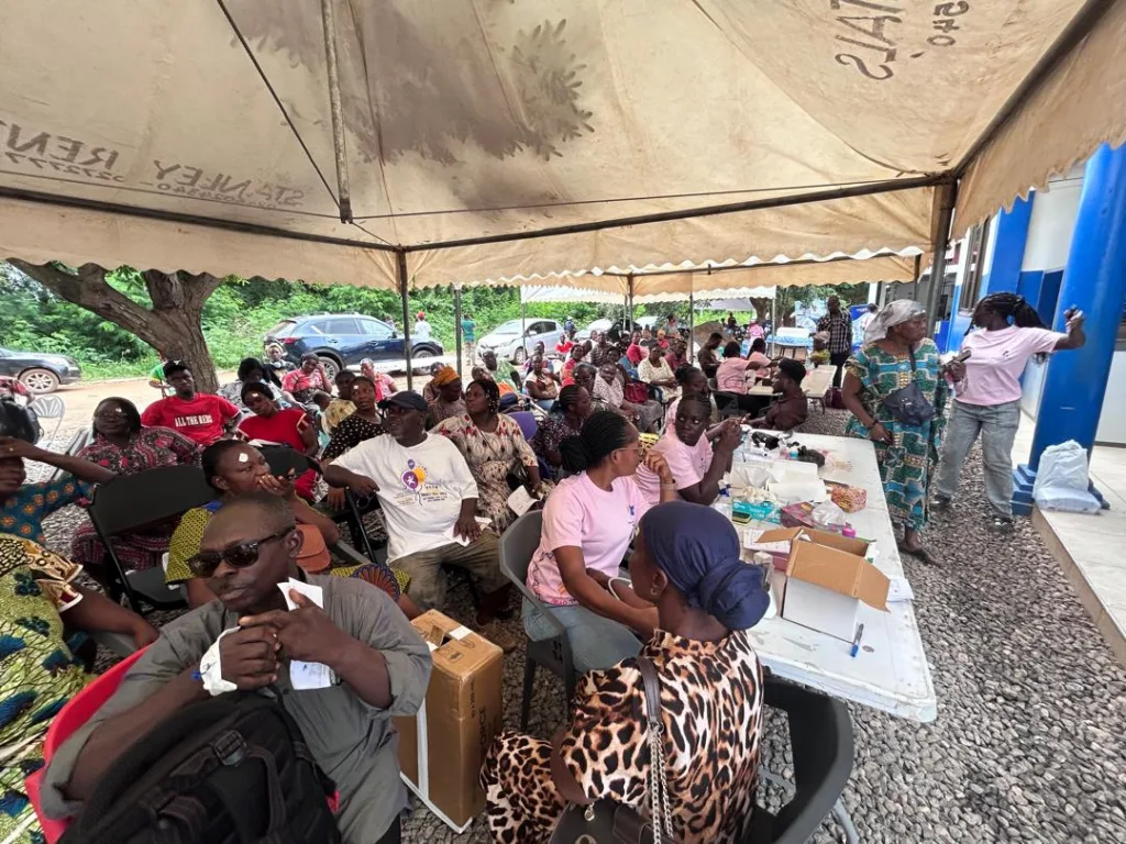 Over 1,000 patients diagnosed in Ghana Eye Project’s free screening at Oyibi