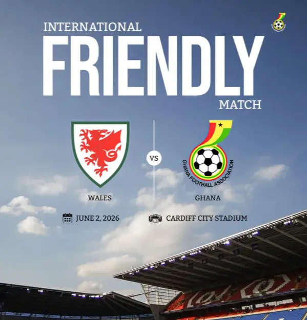 Ghana to play Wales in a final pre-World Cup friendly game in June