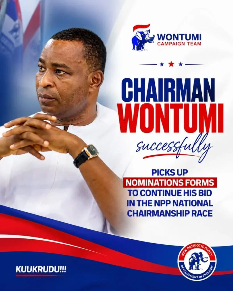 Wontumi’s campaign team picks up NPP National Chairman nomination forms while he’s in prison