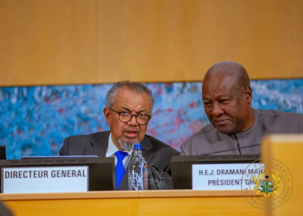 WHO Chief commends Mahama for driving global health reform through ‘Accra Reset’