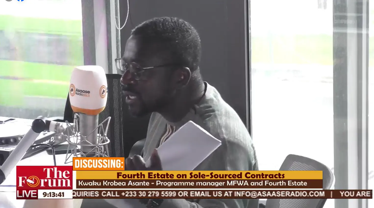 Krobea Asante urges President to respond to sole sourcing concerns in road contracts