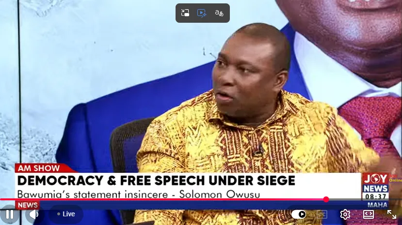 Bawumia’s concern over alleged abuse of state power is not sincere – Solomon Owusu