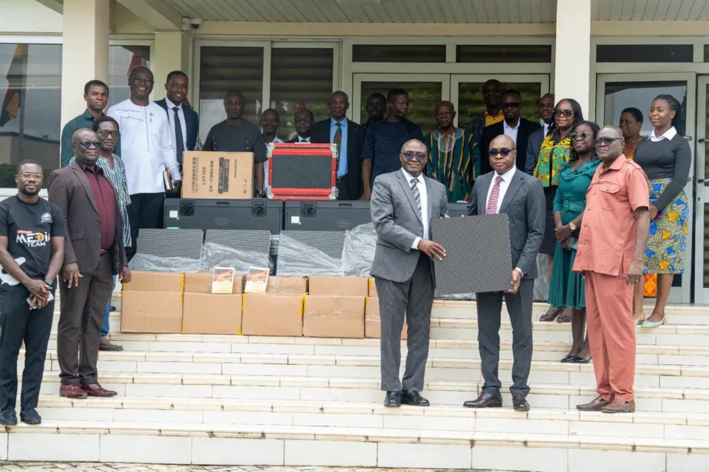 Deeper Life Ministry donates giant LED screens to UEW, promotes character development and campus ministry