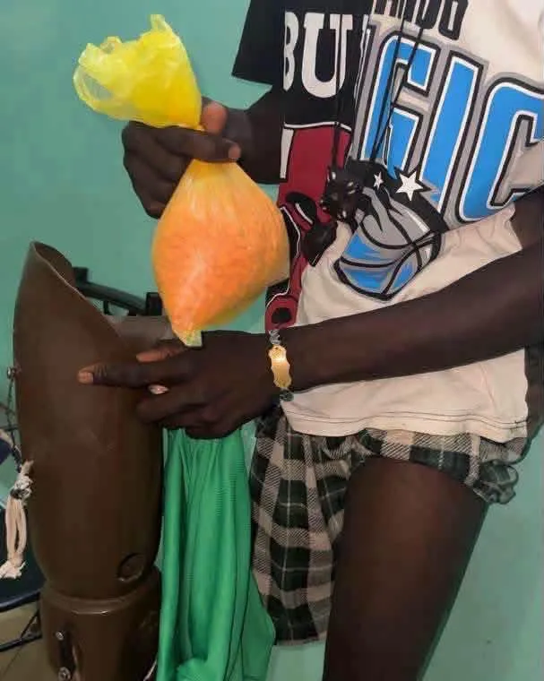 Physically challenged man arrested for concealing drugs inside prosthetic leg