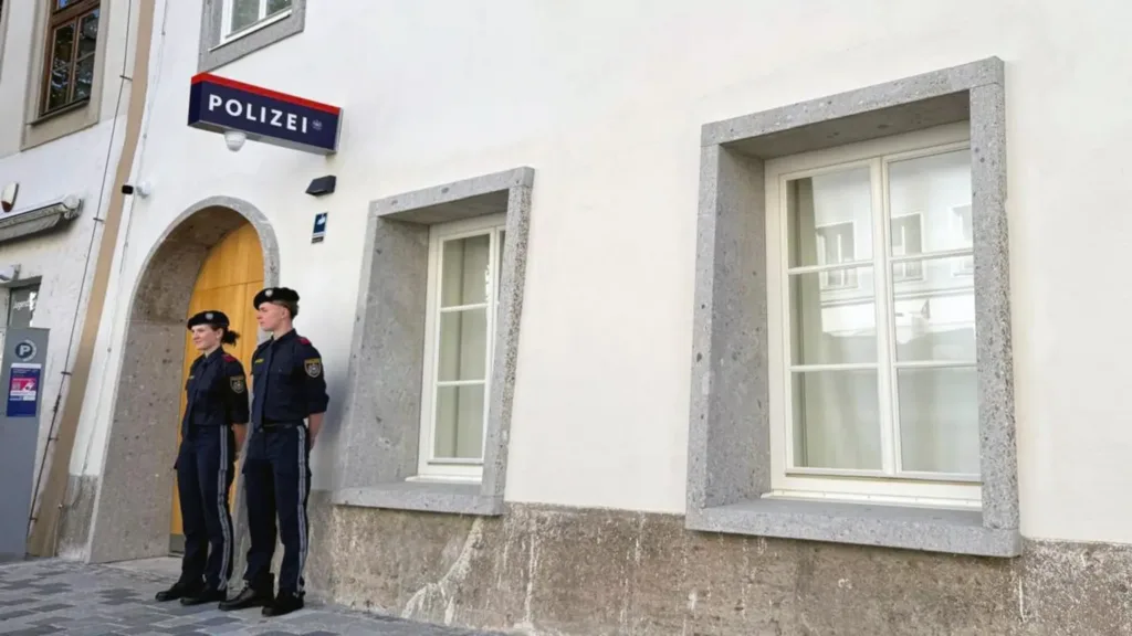 Police station opens at Hitler’s birthplace in bid to rid site of Nazi link
