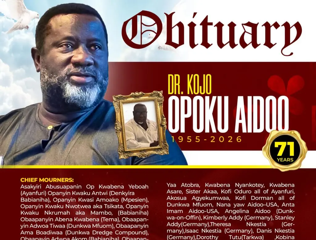 Dr Kojo Opoku Aidoo