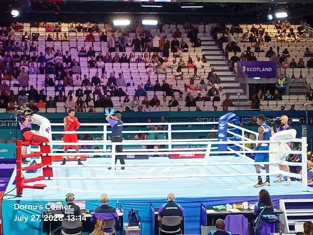 Glasgow 2026: Ebenezer Ankrah exits at round 16, Akai Nettey powers through to men’s 70 kg quarter final in boxing