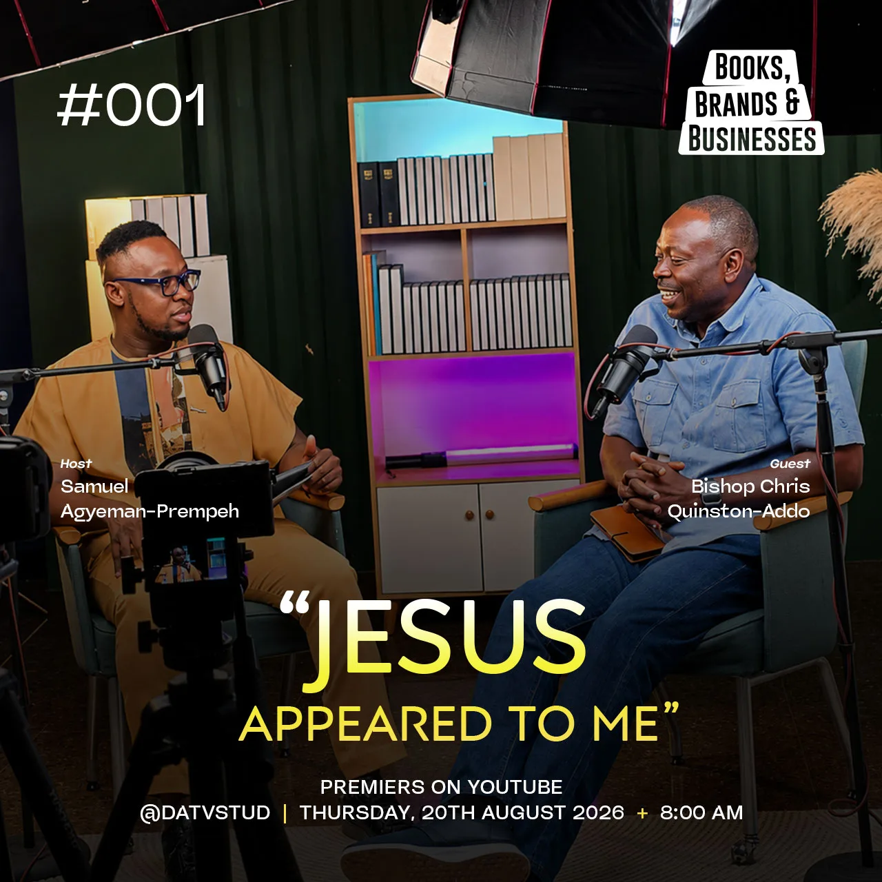 Books, Brands & Businesses Podcast #001 - Bishop Chris Quinston-Addo's Supernatural Encounters