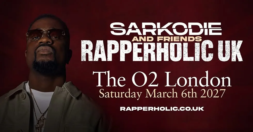 Sarkodie announces Rapperholic UK at London’s O2 Arena for Ghana’s 70th Independence Day