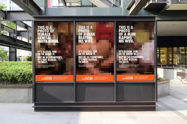 UN Women is promoting the photo of a man beating his wife — Here’s why