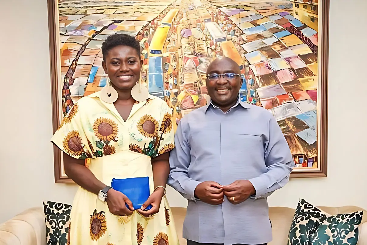 Guinness World Record aspirant Afua Asantewaa expresses gratitude to Vice President Bawumia