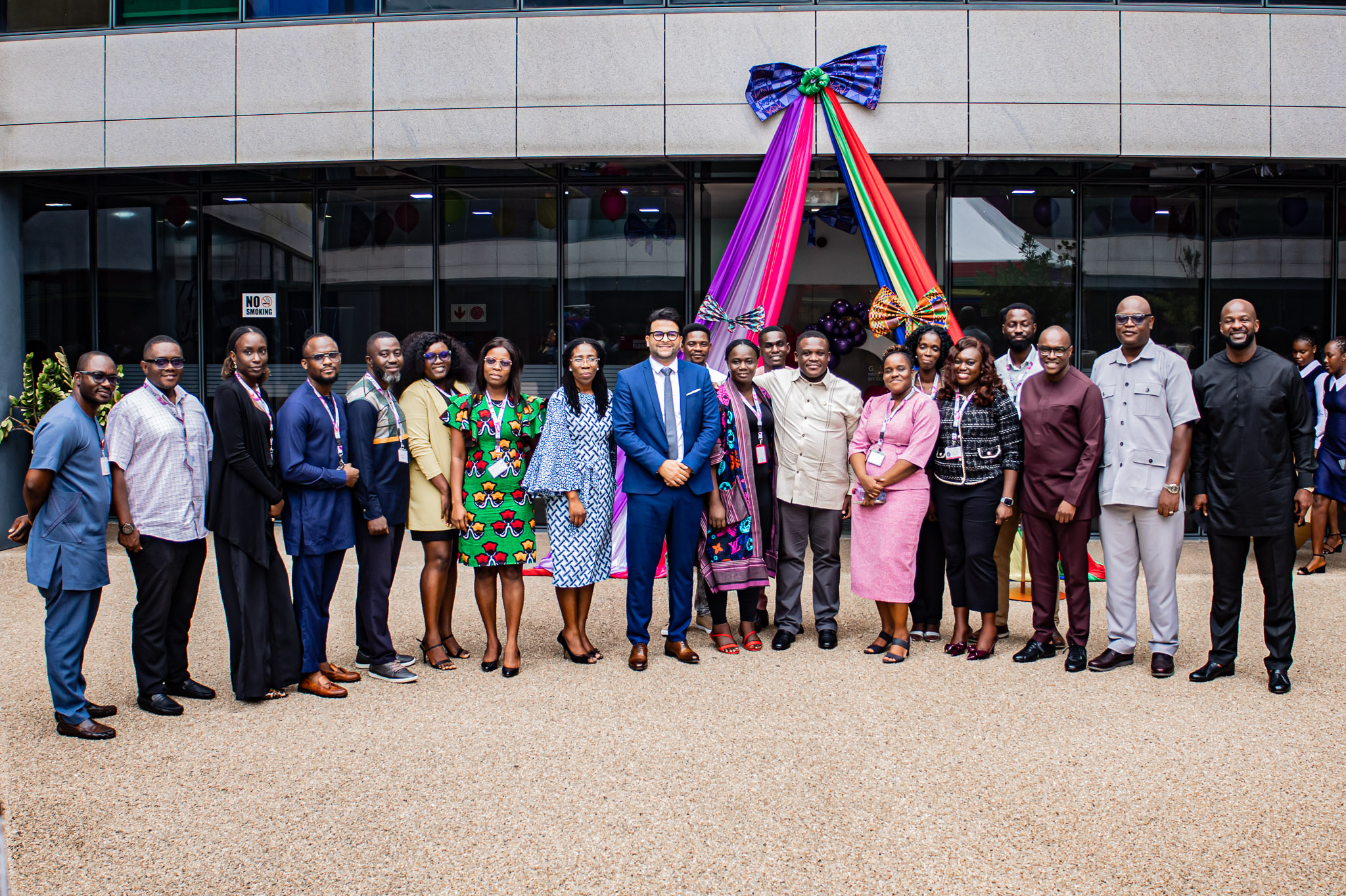 Sam George Commends TP Ghana’s Tech Growth During Landmark Kente Site Visit