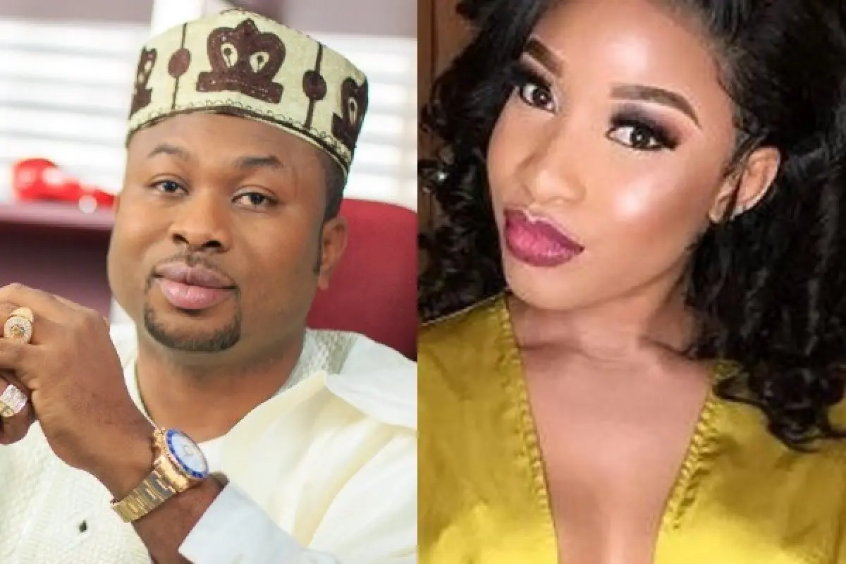 Tonto Dikeh shades her ex-husband as she shares photoshopped image of her getting married to Bobrisky
