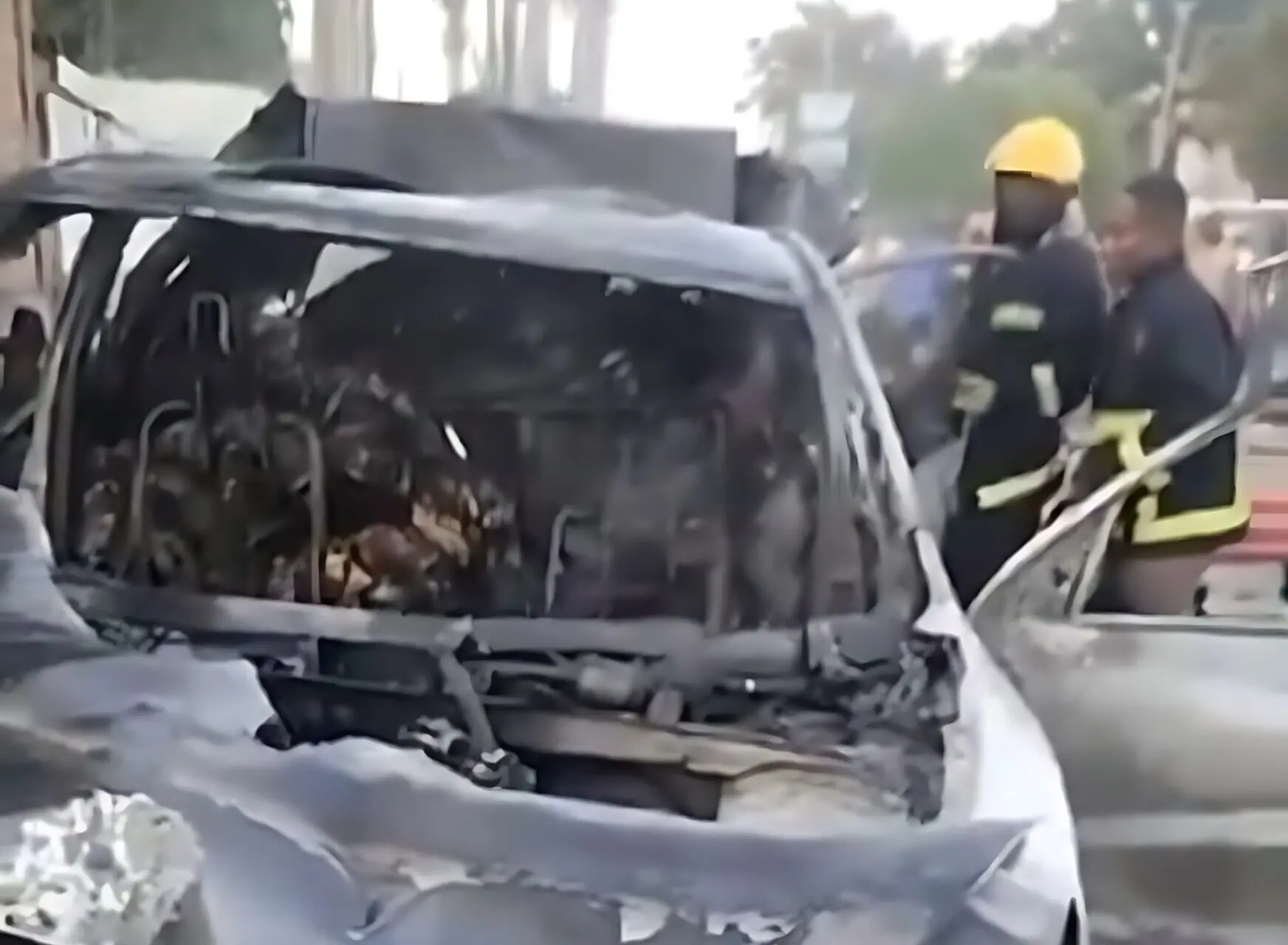 East Legon Crash Claims Two Lives as Vehicles Burst Into Flames