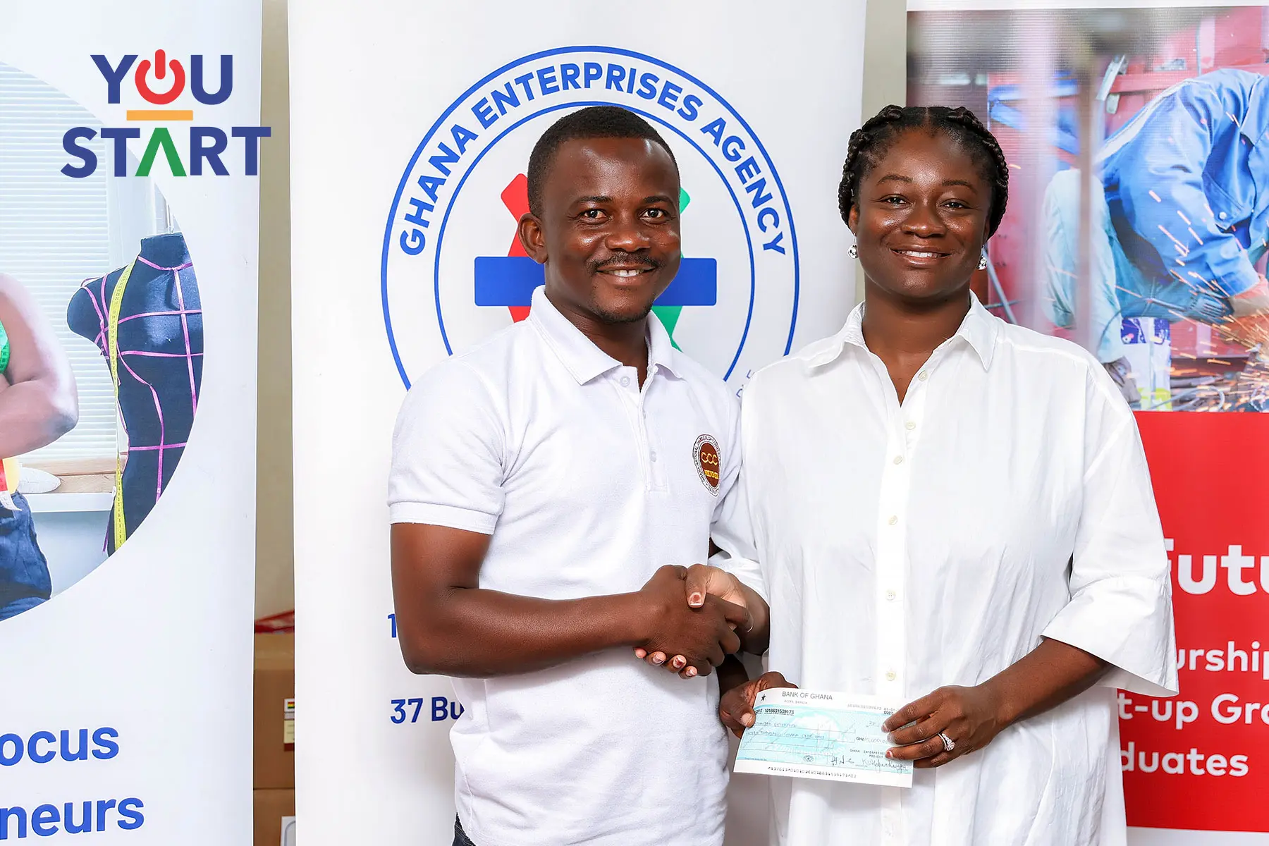 Ghana Enterprises Agency supports young entrepreneurs with GHS 880,000 under YouStart Pilot Programme