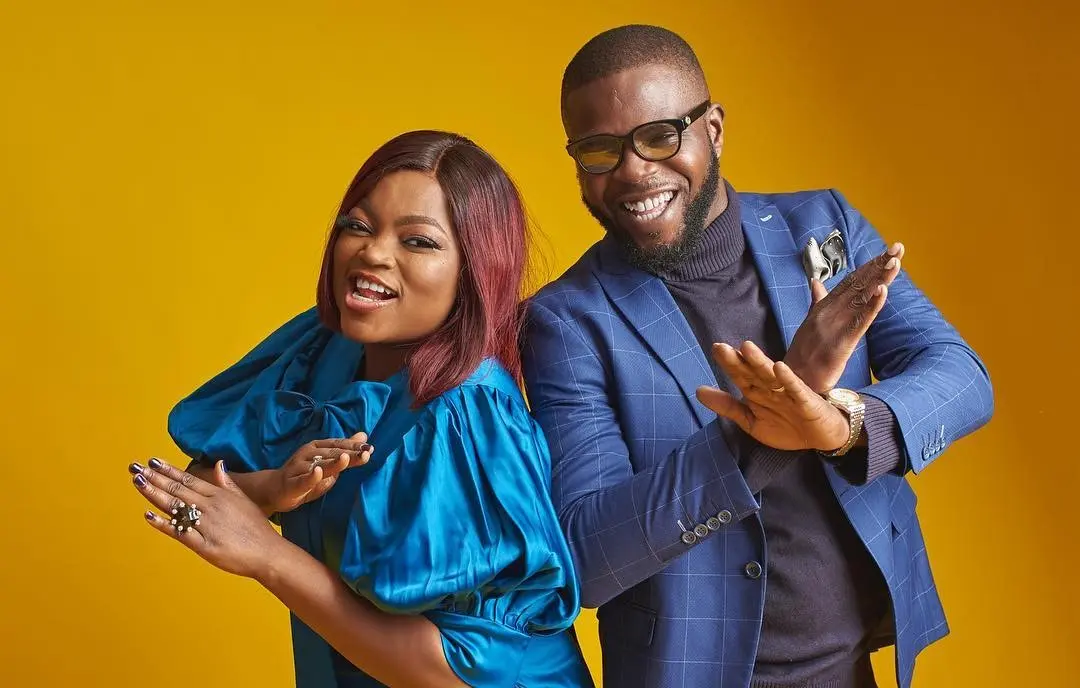Funke Akindele allegedly threw her husband out for not submitting to her