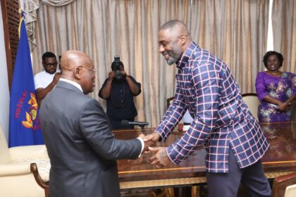 Idris Elba meets Akufo-Addo
