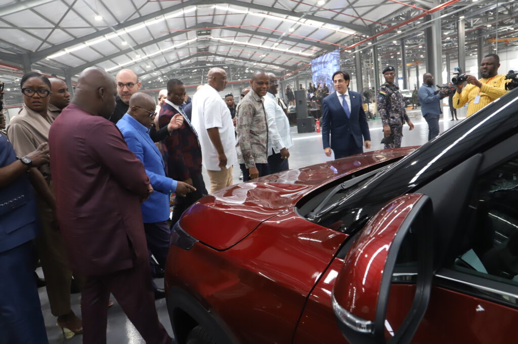 Commisioning of vehicle assembly plant in Ghana